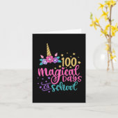 Carte 100 Jours Magiques D'École (Fleur jaune)