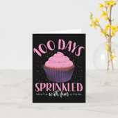 Carte 100 Jours Parsemés De 100 Jours Amusants De Coupe  (Fleur jaune)