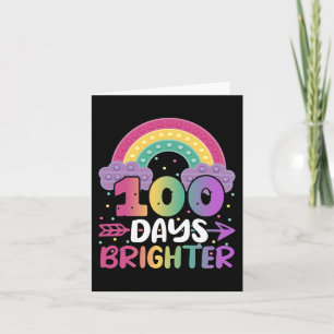 Carte 100 Jours plus brillant jardin d'enfants Enfant Ga