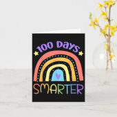 Carte 100 jours plus intelligents 1  (Fleur jaune)
