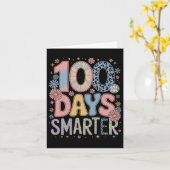 Carte 100 Jours Plus Intelligents Joyeux 100ème Jour D'é (Fleur jaune)