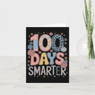Carte 100 Jours Plus Intelligents Joyeux 100ème Jour D'é