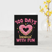 Carte 100 Jours Saupoudrés De Cupcake Fun 100E Jour De S (Fleur jaune)