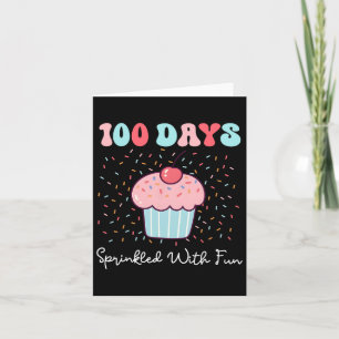 Carte 100 Jours Saupoudrés De Cupcake Fun 100E Jour De S