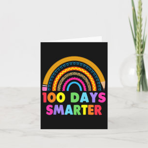 Carte 100 Jours Smarter Joyeux 100E Jour De L'École Arc-