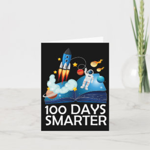 Carte 100 jours Smarter Space Astronaut 100th Day School