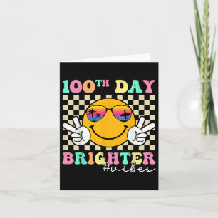 Carte 100 Jours Un Sourire Plus Brighton Visage 100ème J