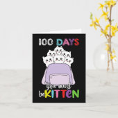 Carte 100 Jours Vous Devez Être Kitten Fun Sac À Dos De (Fleur jaune)