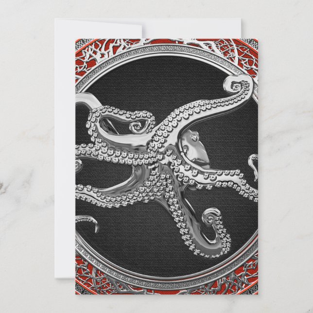 Carte [100] Octopus d'argent sacré en posture défensive (Devant)