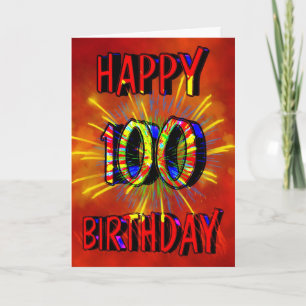 Carte 100e anniversaire