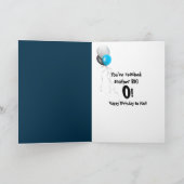 Carte 100e anniversaire bougies (Intérieur)