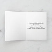 Carte 100e anniversaire d'une étoile (Intérieur)