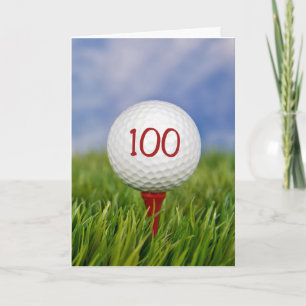 Carte 100e anniversaire Golf Ball