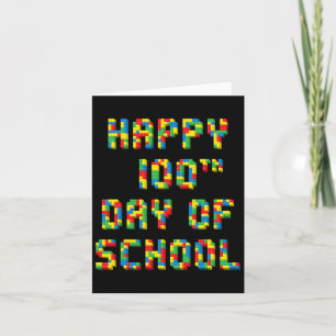 Carte 100E Jour De Bâtiments De Construction Scolaire En