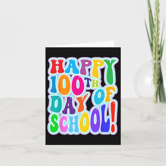 Carte 100e Jour De L'École 100 Jours De L'École 2 (Devant)