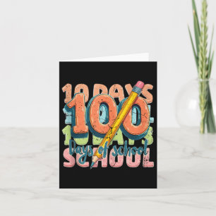 Carte 100E Jour De L'École Costume Drôle Pour Les Enfant