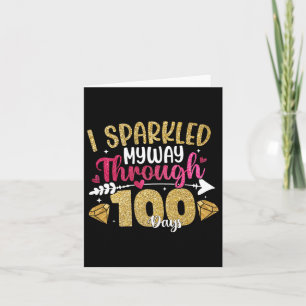 Carte 100e Jour D'École Mes Élèves Sont Intelligents 100