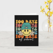 Carte 100E Jour D'Enseignants 100 Jours 1 (Fleur jaune)