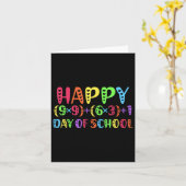 Carte 100e Jours De Mathématiques École Enseignant Rainb (Fleur jaune)