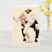 Carte 100th Anniversaire de base-ball (Fleur jaune)