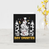 Carte 101 Jours D'École Chien Dalmatien 100 Jours De Gen (Fleur jaune)