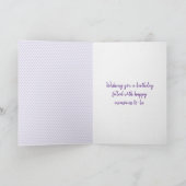 Carte 101e anniversaire Ballons cardiaques sur les coeur (Intérieur)