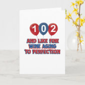 Carte 102nd conceptions d'anniversaire (Fleur jaune)