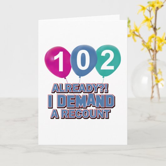 Carte 102nd conceptions d'anniversaire (Fleur jaune)