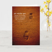 Carte 103:5 de psaume de sable d'empreintes de pas de (Fleur jaune)