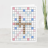 Carte 103e anniversaire, Word Game Board (Devant)