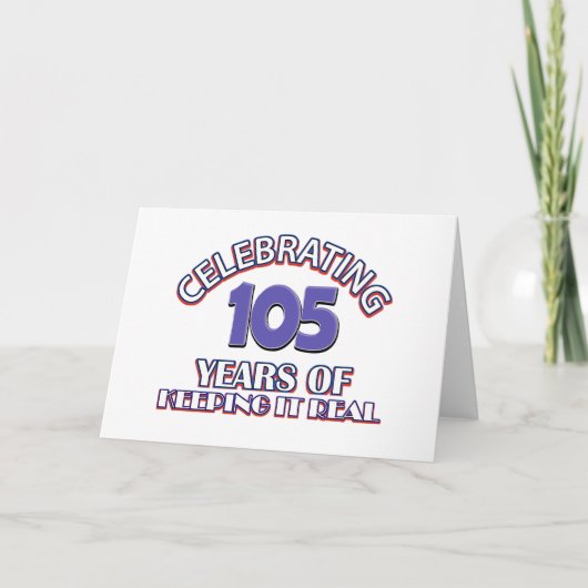 Carte 104th conceptions drôles d'anniversaire (Devant)