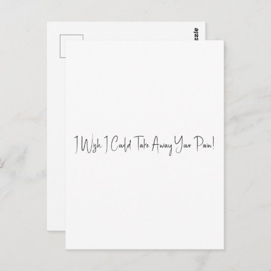 Carte (10,8 cm x 14,2 cm) - Pain (Devant / Derrière)