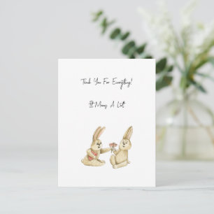 Carte (10,8 cm x 14,2 cm) - Thank You!