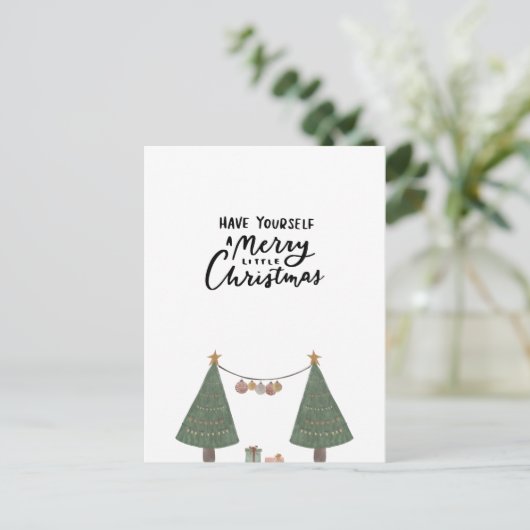 Carte (10,8 x 14,2 cm) - Christmas (Debout devant)