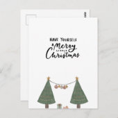 Carte (10,8 x 14,2 cm) - Christmas (Devant / Derrière)