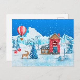 Carte (10,8 x 14,2 cm) - Christmas Scene