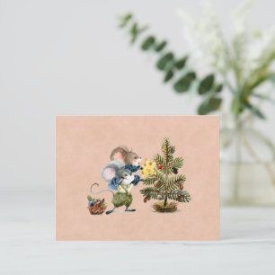 Carte (10,8 x 14,2 cm) - Double petit Mice