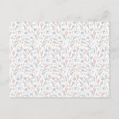 Carte (10,8 x 14,2 cm) - Winter Pattern (Devant)