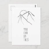 Carte (10,8 x 14,2 cm) - You Can Do This (Devant / Derrière)