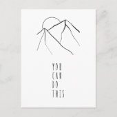 Carte (10,8 x 14,2 cm) - You Can Do This (Devant)