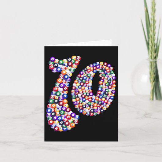 Carte 10 Composé D'Un Billard (Devant)