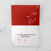 Carte 10e anniversaire arachides accroupies (Intérieur)