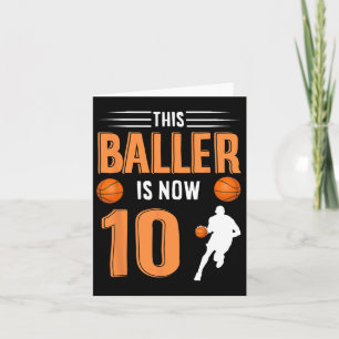 Carte 10e anniversaire Bysketbyll Ce Byller est maintena