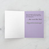 Carte 10e anniversaire des choses qui changent (Intérieur)