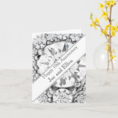 Carte 10e anniversaire du Mariage Diamond (Fleur jaune)