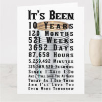 10e anniversaire du Mariage Tin