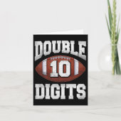 Carte 10e anniversaire garçon double chiffres 10 ans Foo (Devant)