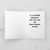 Carte **10e ANNIVERSAIRE** WOW "DOUBLE CHIFFRES" DIT OTT (Intérieur)