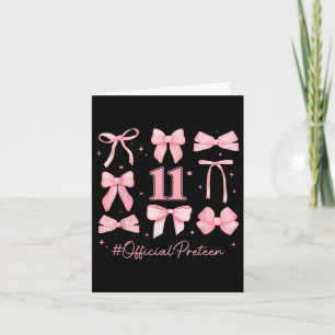 Carte 11 Anniversaire Fille 11e Anniversaire Coquette B