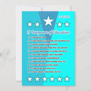 Carte 11 Objet de l'éducation
